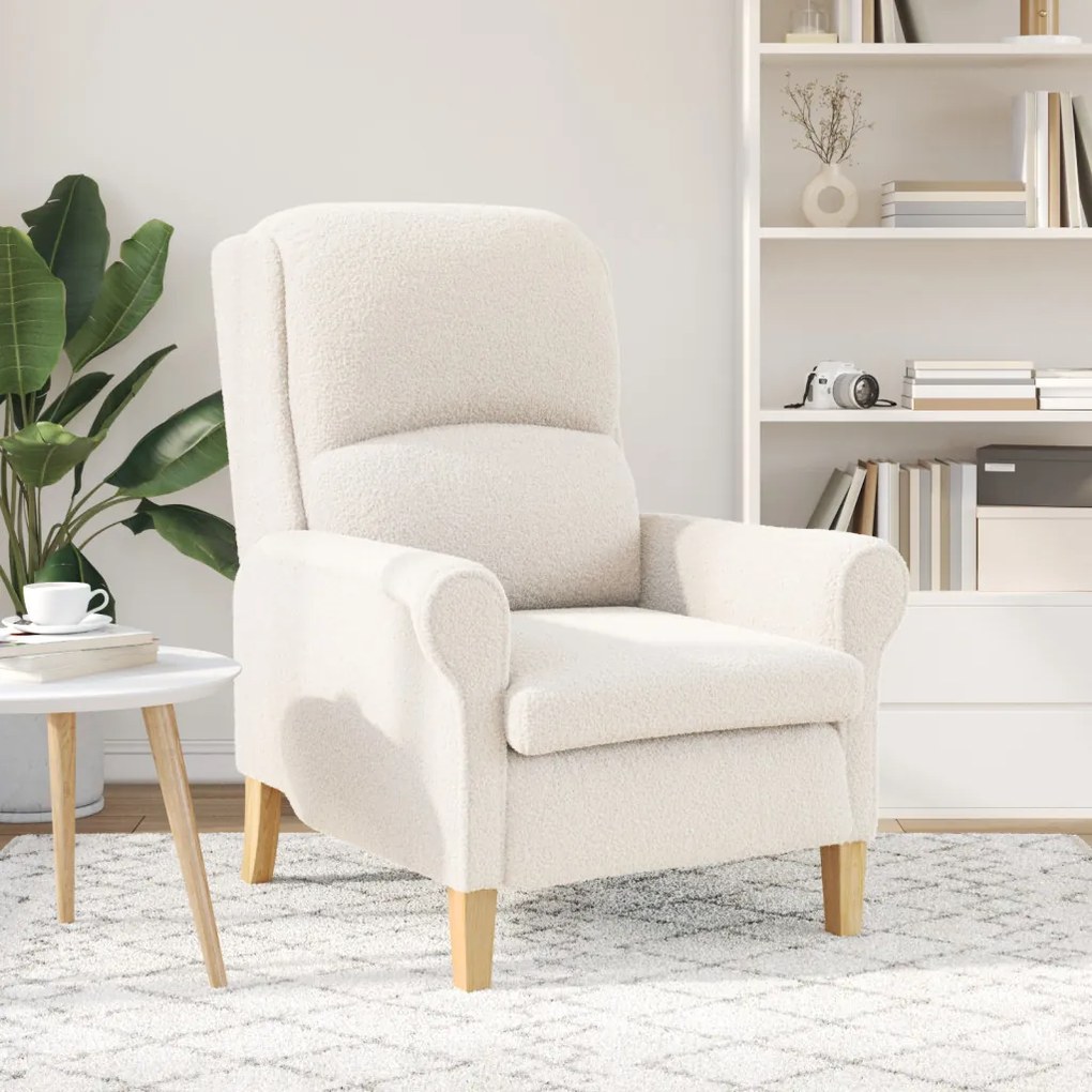 Ergonomikus Karosszék Krém Szövet, Fa Szabványos Ergonomikus