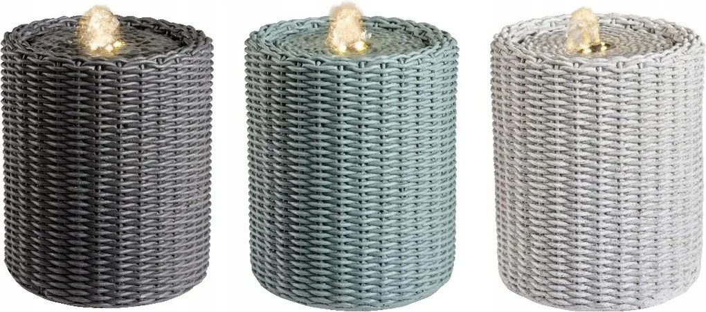 Kerek led szökőkút kertbe 20cm színes