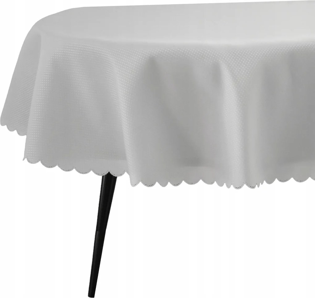 Abrosz Foltálló Fehér Ovális 120x180 CM Gyémánt Karácsonyi Mindennapi Ovális