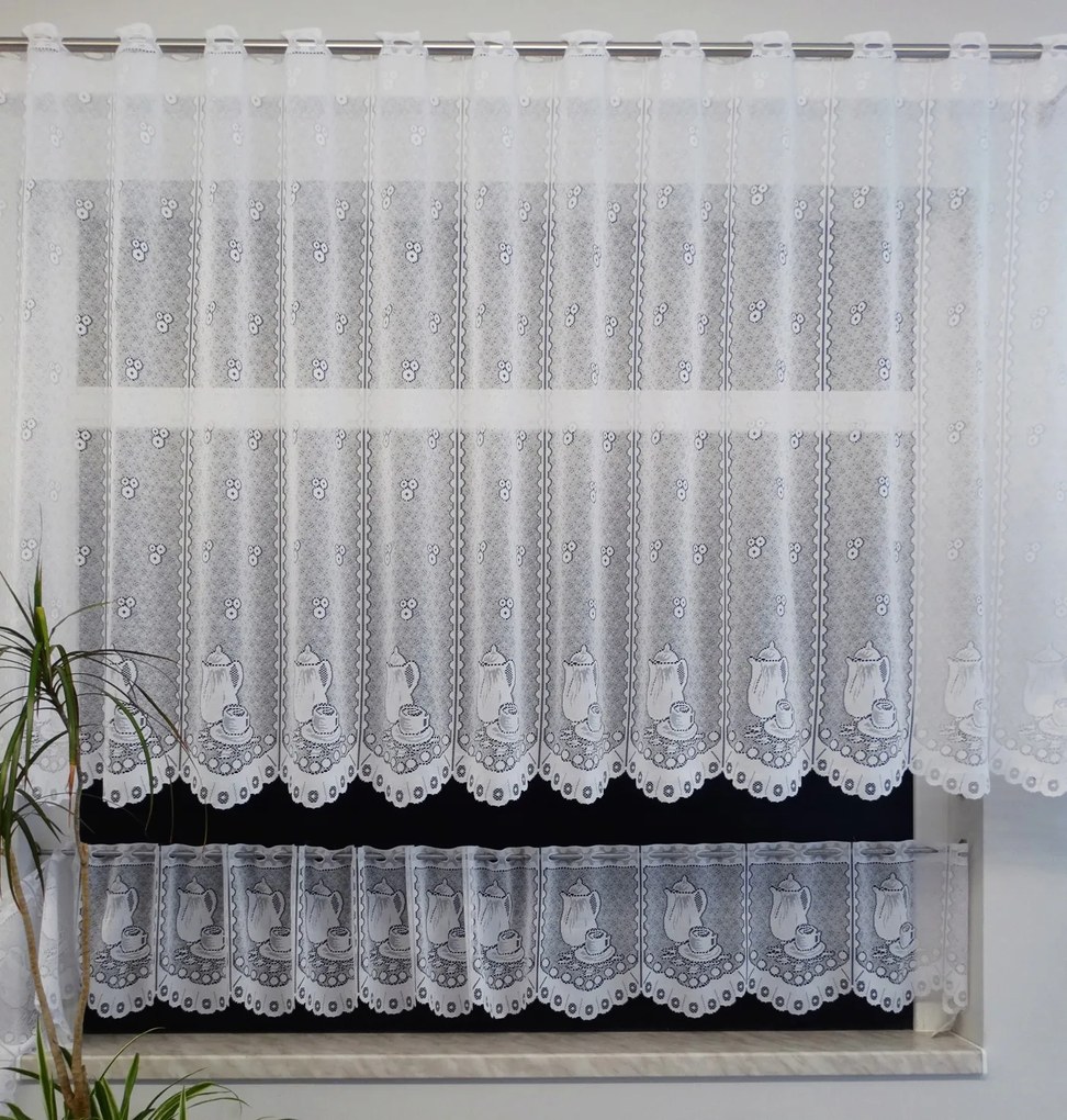 Mg Függöny Irigység Konyha fehér 30650 250x180cm M