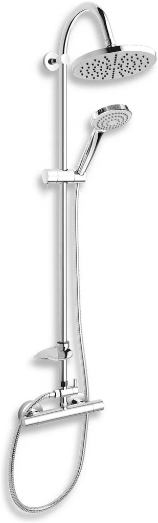 Zuhanygarnitúra - Zuhanygarnitúra termosztáttal, króm, SET040 / TER, 0