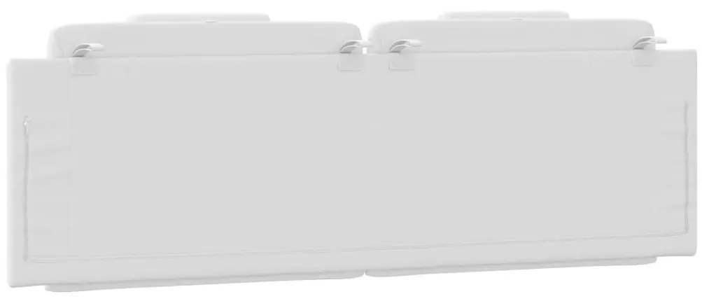 fehér műbőr fejtámla párna Viana 160 cm