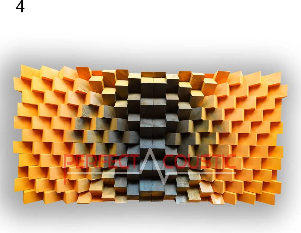 Fali panel 70x140x7cm-design panel - diffúzor 4-szín - 120x60x7cm