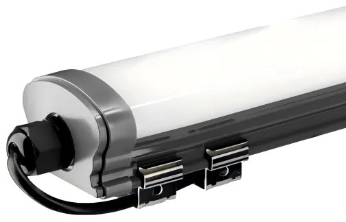 LED Pultmegvilágító LED/60W/230V 6000K 120 cm IP65 fekete