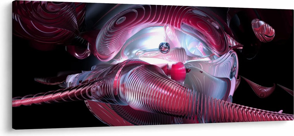 Kép - Absztrakciók, űrférgek (120x50 cm)