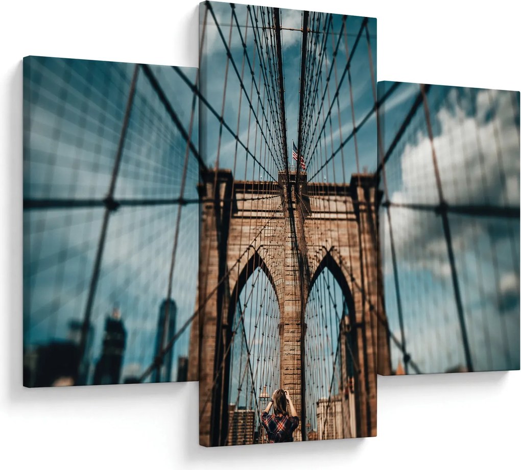 Kép - Brooklyn Bridge (90x60 cm)