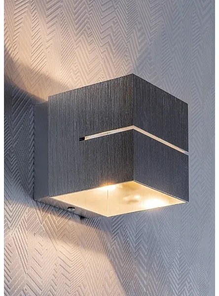 Rabalux 7019 - Fali lámpa KAUNAS 1xG9/10W/230V szürke