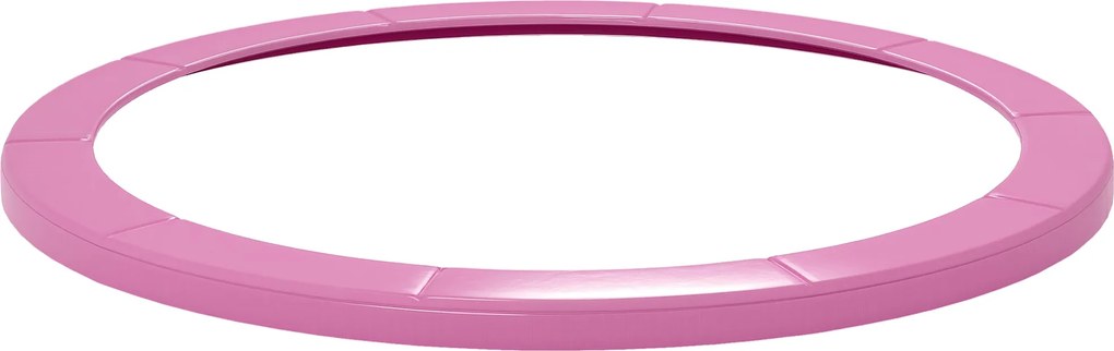 SPORTNOW trambulin élvédő 305 cm — szakadás- és UV-álló rugóborítás, vízálló szegélyvédő kerti trambulinekhez — rózsaszín | Aosom