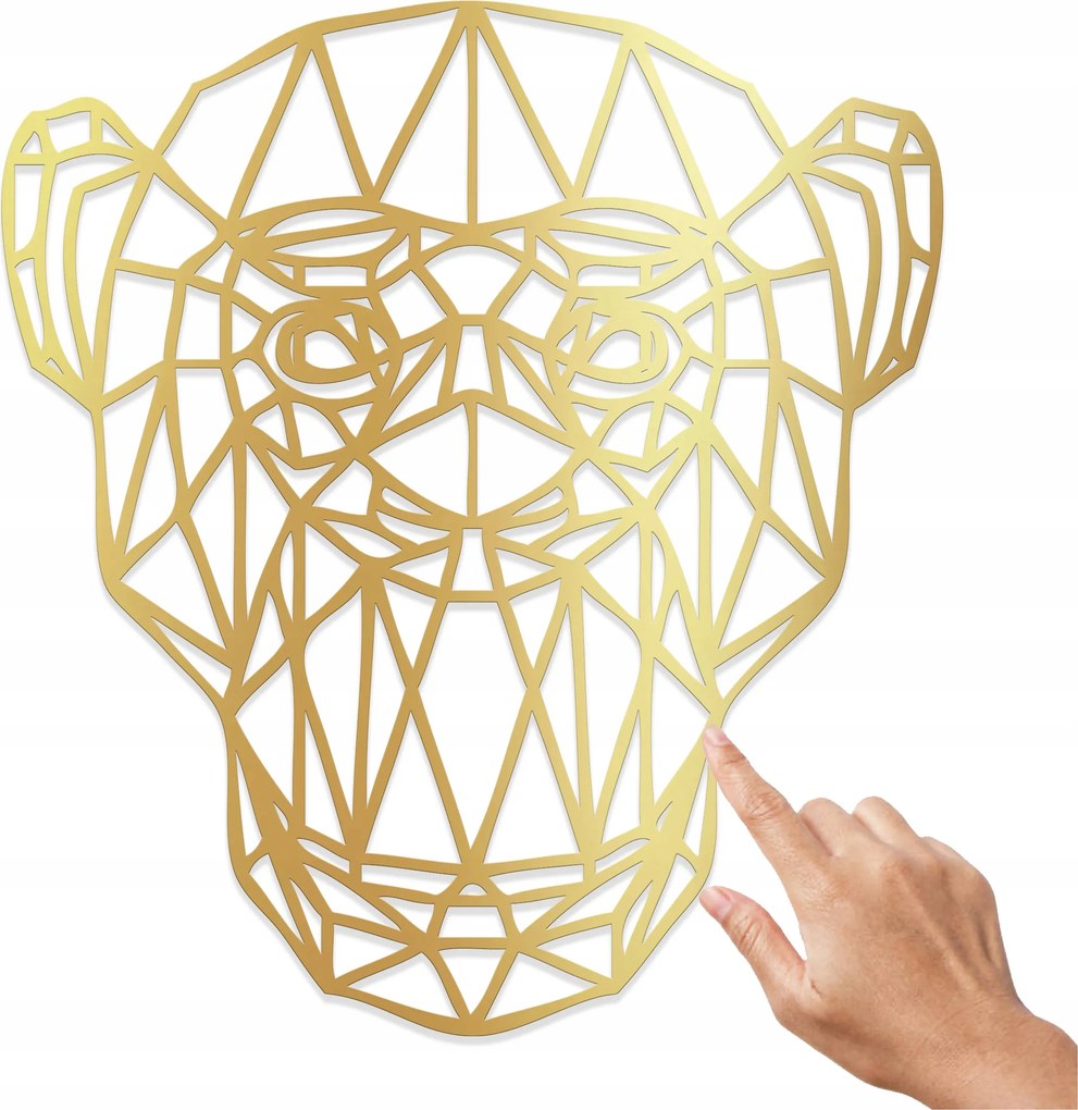 Geometrikus Fali Dekoráció Majom Geometrikus Állat Fa Stílusos