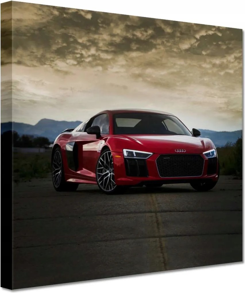 Vászonkép 60x60 Piros Audi Autó