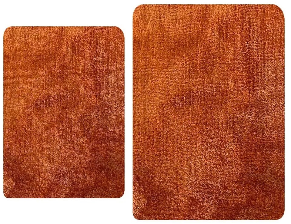 Narancssárga fürdőszobai kilépő szett 2 db-os 60x100 cm Colors Of – Foutastic
