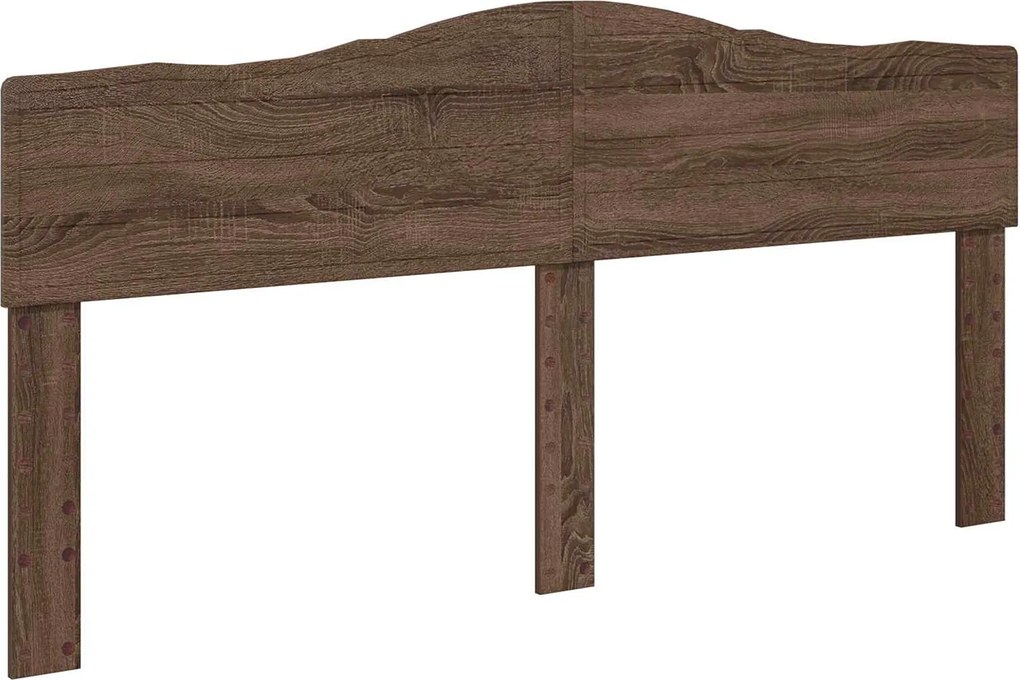 vidaXL Fejtámla Barna Tölgy 180 cm Faanyag