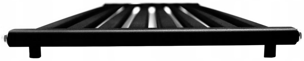 Regnis Kalipso MIR, fűtőelem 500x1800mm központi csatlakozással 50mm, 780W, matt fekete, KALIPSOMIR/1800/500/D5/BLACK