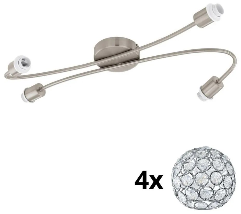 Eglo - MY CHOICE LED spotlámpa 4xE14/4W/230V króm