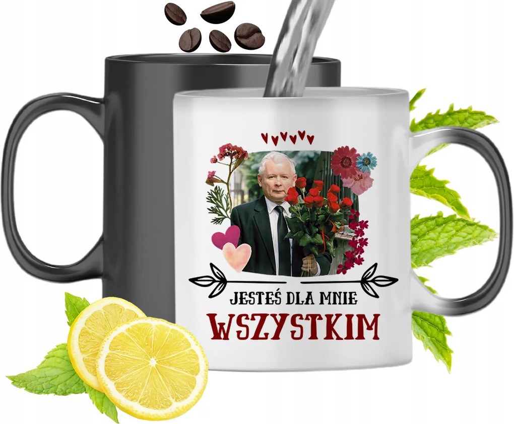 Mágikus Bögre Kaczynski Színváltós Bögre fényképes nyomtatással