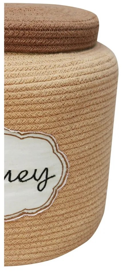 Világosbarna textil játéktároló kosár ø 28x27 cm Honey Pot – Lorena Canals