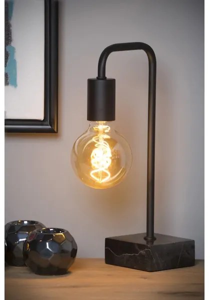 Lucide 45565/01/30 - Asztali lámpa LORIN 1xE27/40W/230V fekete