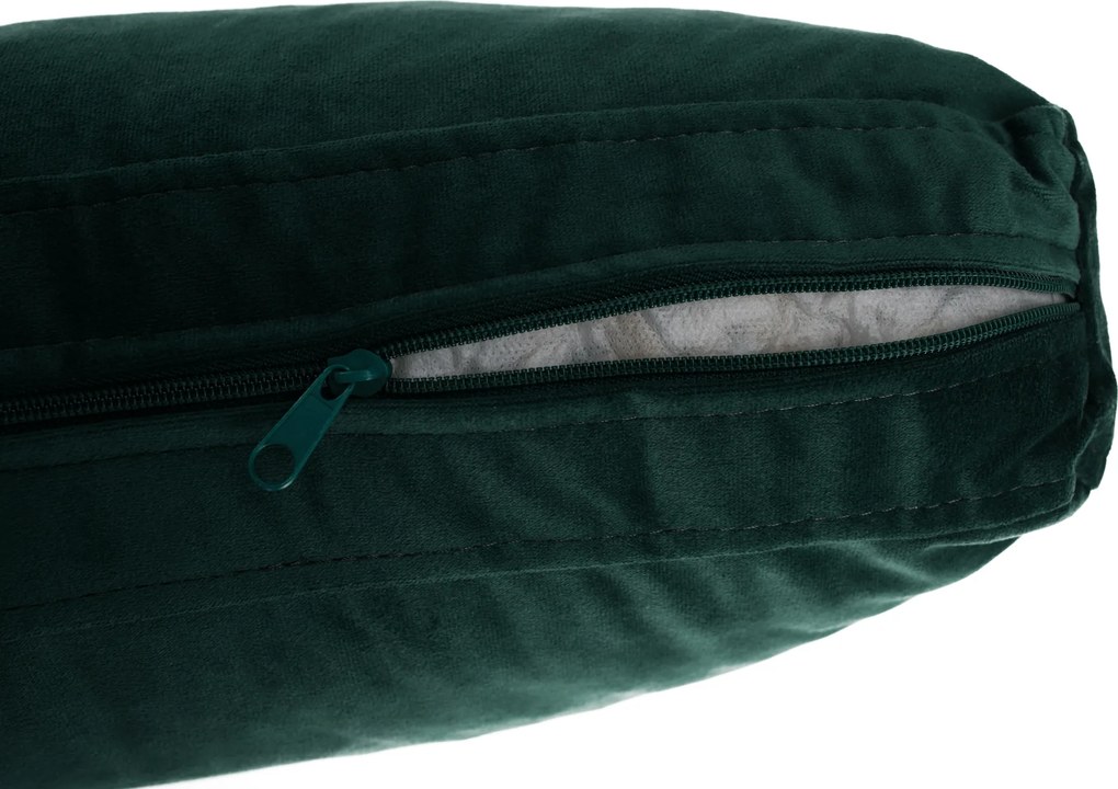 Teljesen kárpitozott heverő, smaragd szövet, LUANA