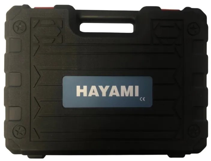 Erőteljes dugattyús fűrész HAYAMI HA-1015 + 2 x 48 V elem + tartozékok + tok