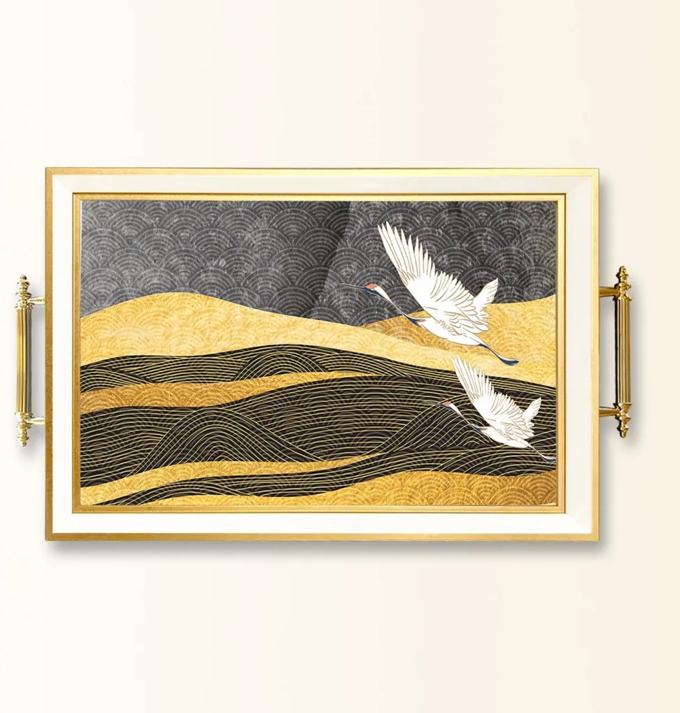 Üveg tálca, 38×24 cm – TPB9858