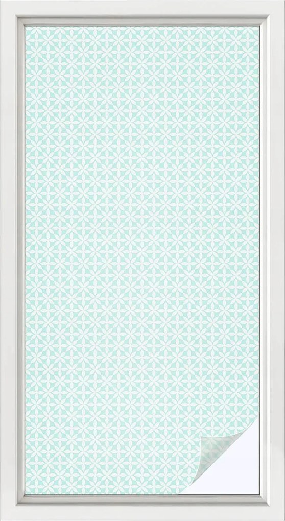 Ablakfólia Öntapadós Adatvédelem Virágos szimmetria 50x100