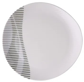 24 részes színes porcelán étkészlet