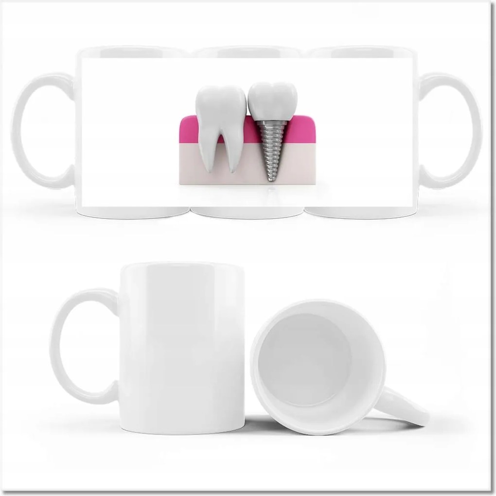 Nyomott mintás bögre Természet vs ember