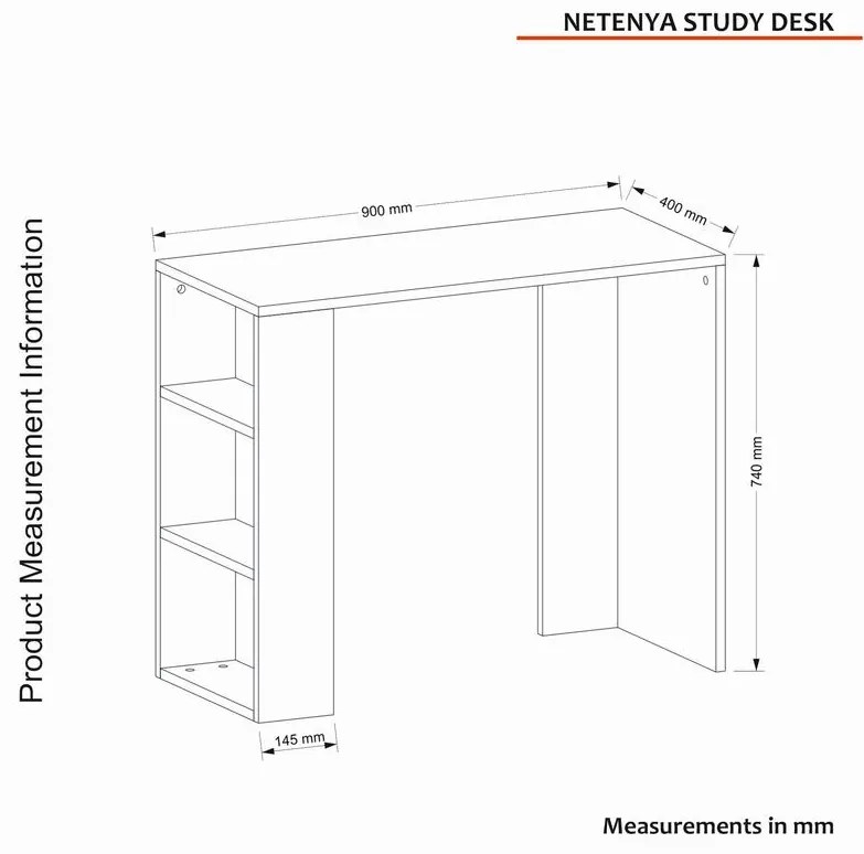 Íróasztal Netenya - White