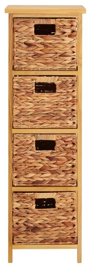Natúr színű paulownia magas komód 32x100 cm – Premier Housewares