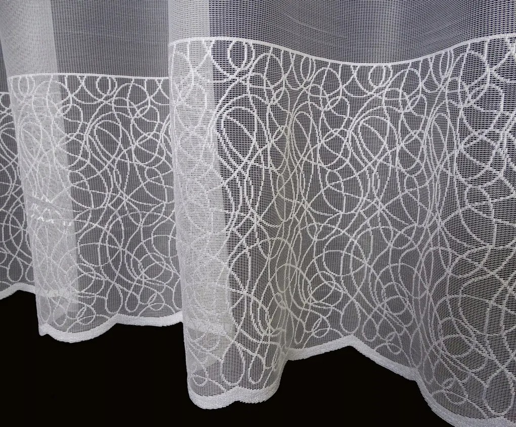 Mg Függöny 618/140 Fehér 300x180cm Kész Szalaggal M