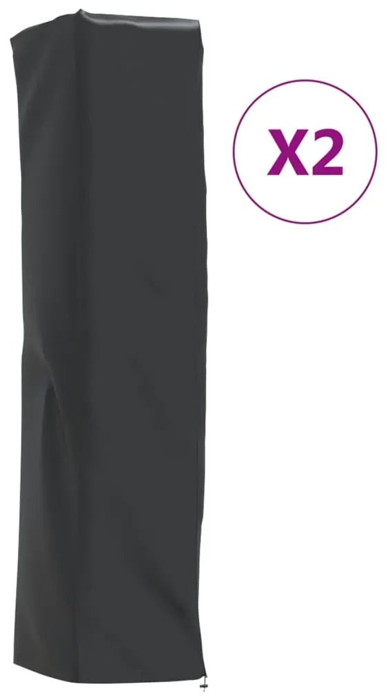 2 db 420D oxford-szövet fűtőkészülék huzat 58x58x228 cm