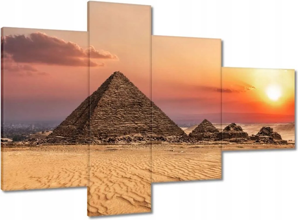 Vászonkép 100x70 Menkaure piramis Egyiptom