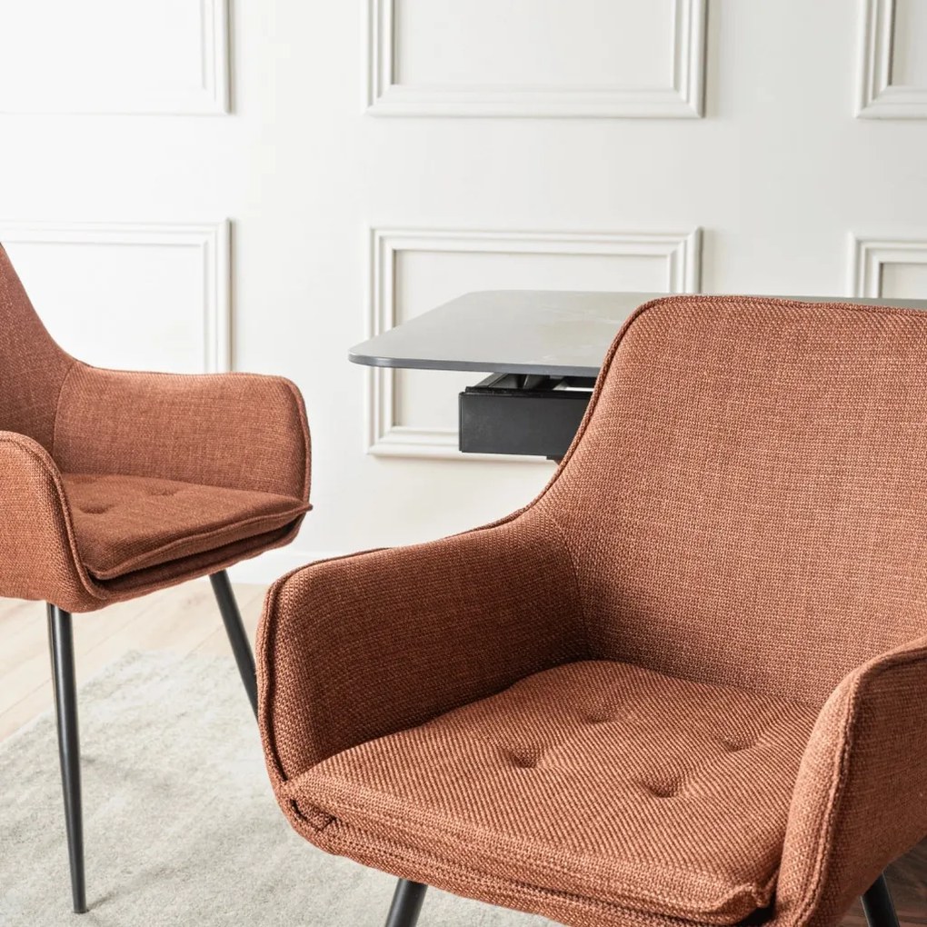 Szék vörösesbarna színben – EDRICK