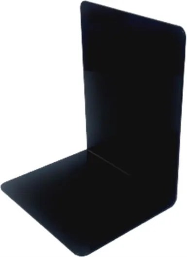 2X Könyvtámasz Állvány Plexi Fekete