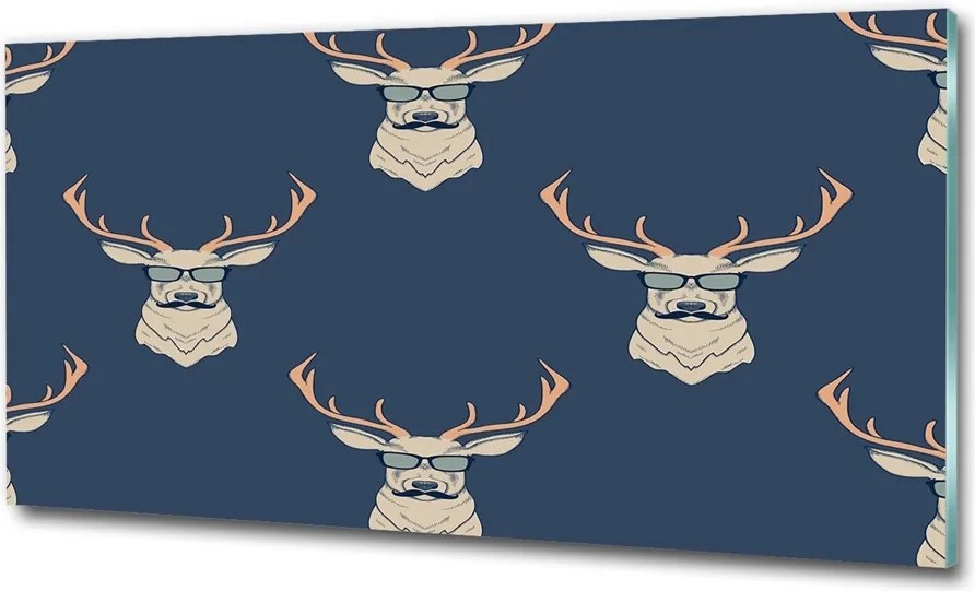 Fotó-üvegkép Hipszter szarvas 125x50