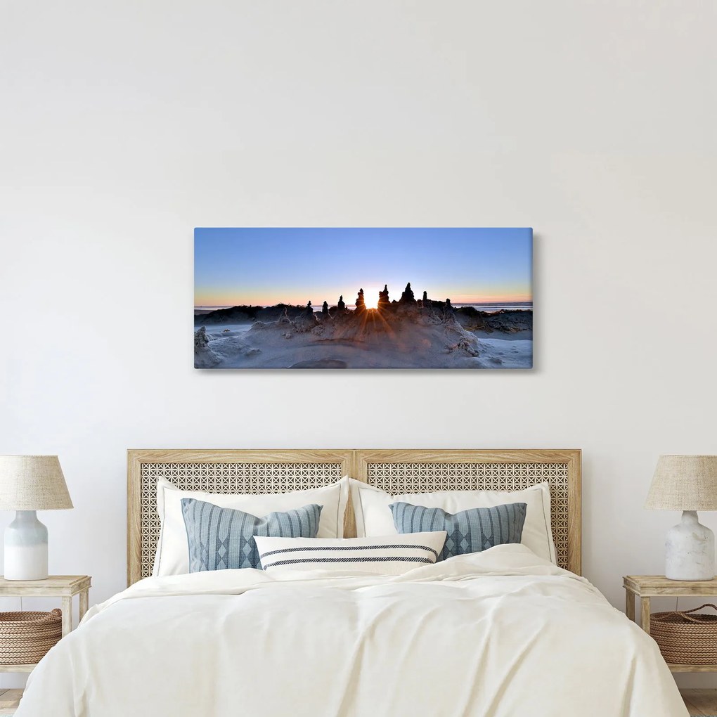Egy homokos táj képe (120x50 cm)