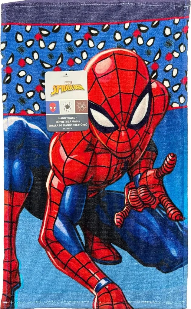 Pókember City Swing kéztörlő, arctörlő, törölköző 30x50cm