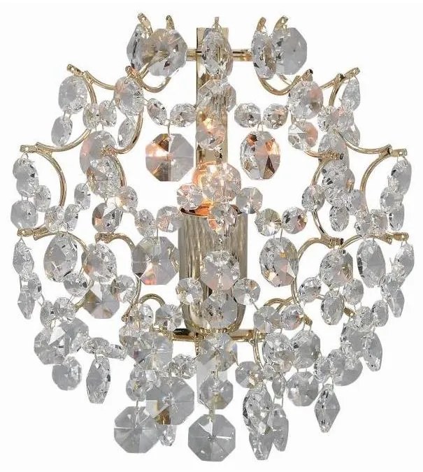 Markslöjd 102334 - Fali lámpa ROSENDAL 1xE14/40W/230V arany