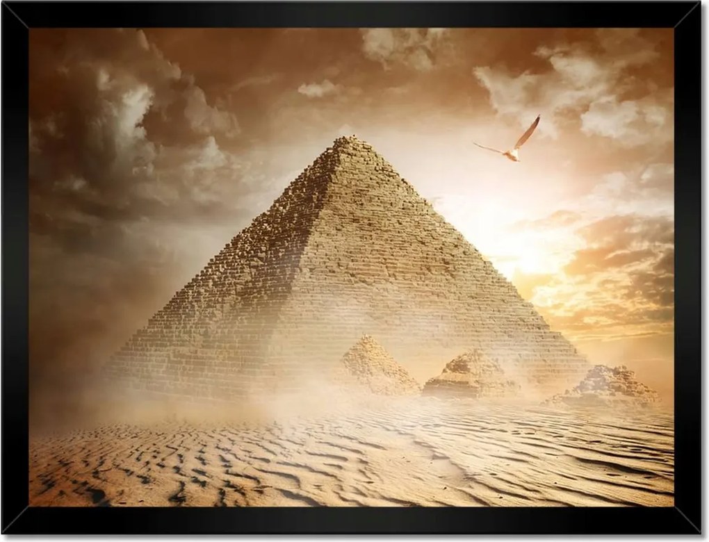Poszterek keretben 40x30 Egyiptomi piramis k. Gíza