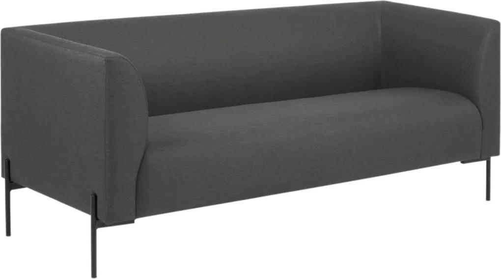Stílusos kanapé Novalyne sötétszürke