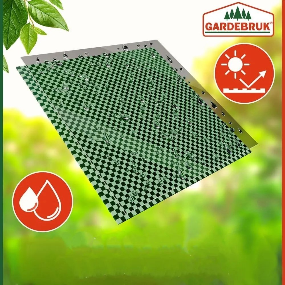 GARDEN kerti hulladék zsák, 4 darabos készlet, 67x77cm, zöld Gardebruk