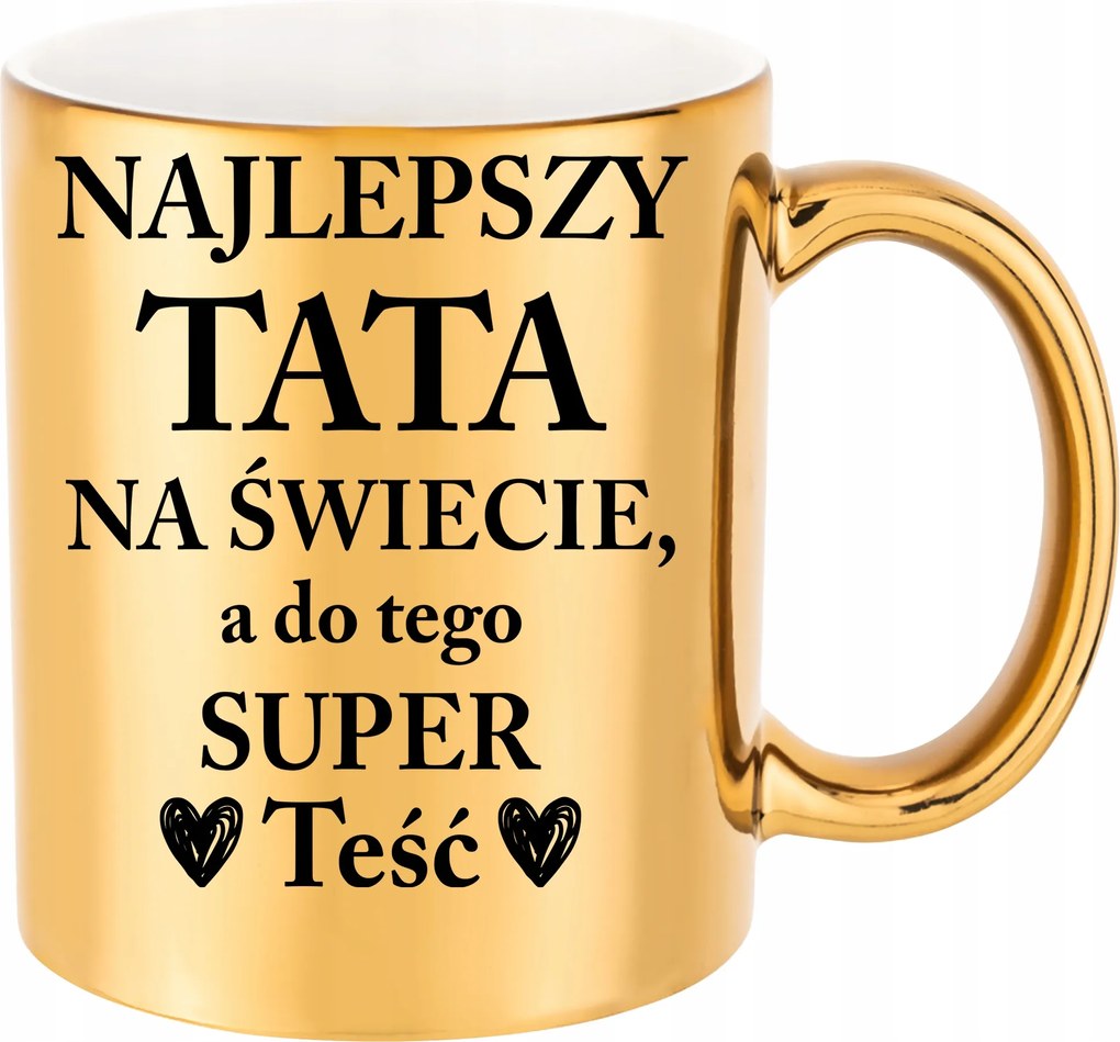 Arany Bögre A Világ Legjobb Apukája Ajándék Születésnapra Karácsony+csomagolás