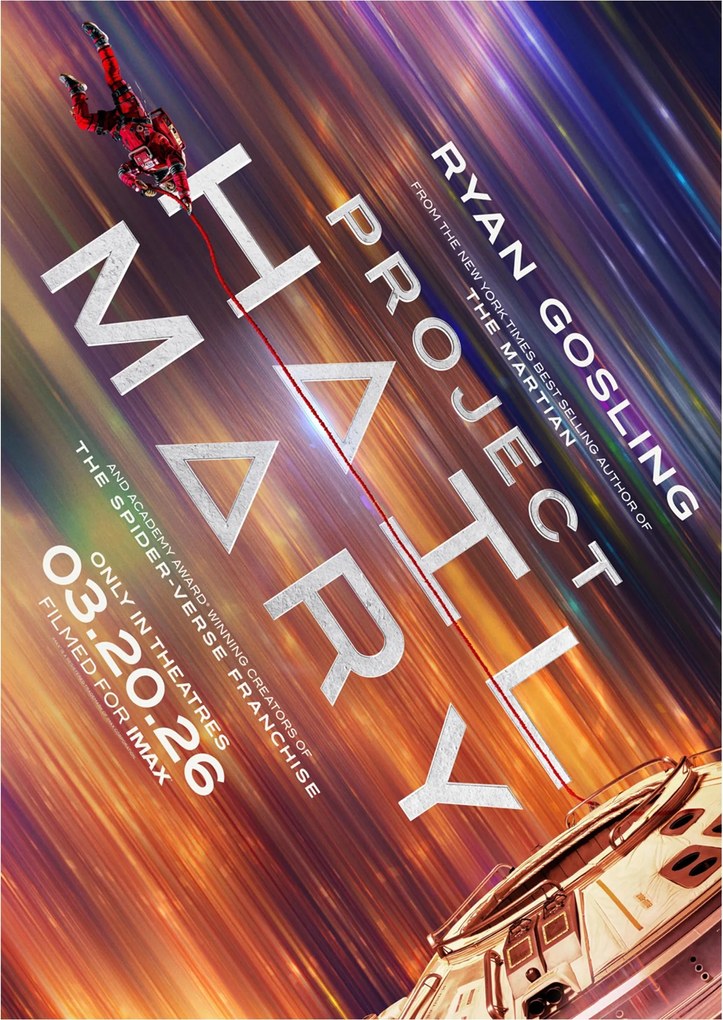 Poszter Project Hail Mary 2026 Ryan Gosling Project Hail Mary