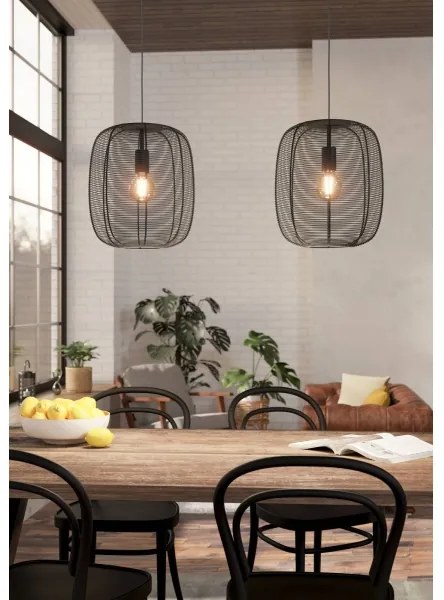 Eglo 43966 - Csillár zsinóron RINROE 2xE27/40W/230V