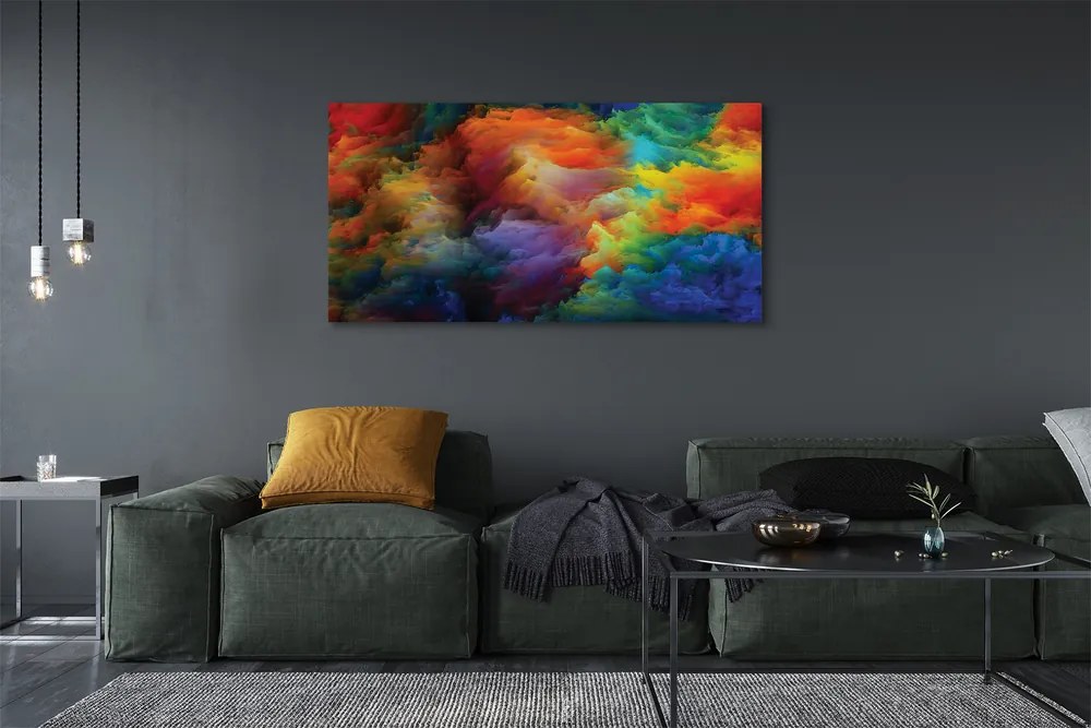 Canvas képek 3d színes fraktálok 140x70 cm