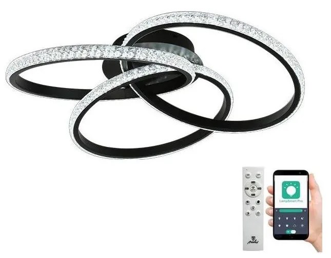 NEDES LED Dimmelhető mennyezeti lámpa LED/70W/230V 3000-6500K + távirányítás TA1304/B