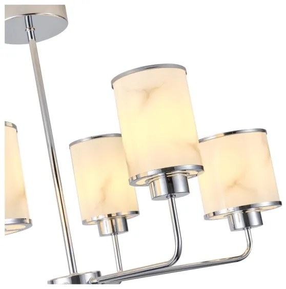 Csillár rúdon 6xE27/60W/230V