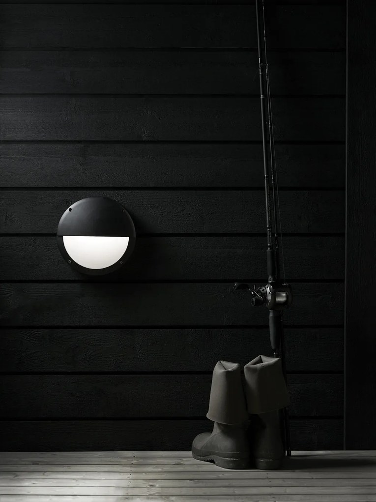 MARKSLÖJD 106519 HERO Modern Kültéri Fali Lámpa Fehér, Fekete LED IP44
