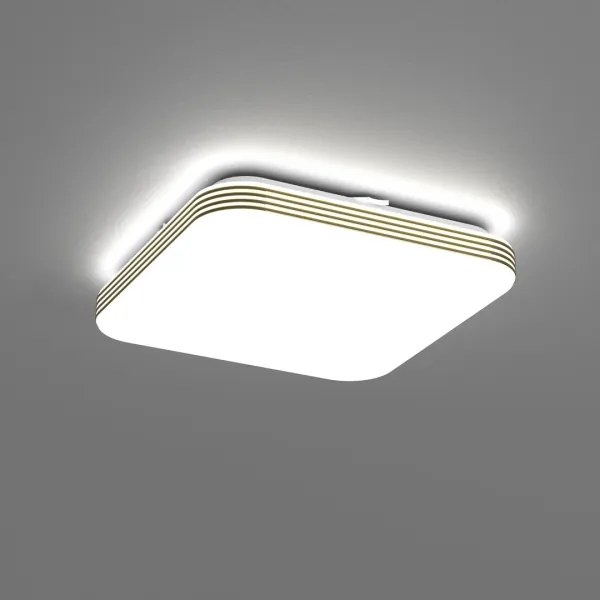 LED Fürdőszobai mennyezeti lámpa DABAR LED/11W/230V 4000K 26x26 cm IP44