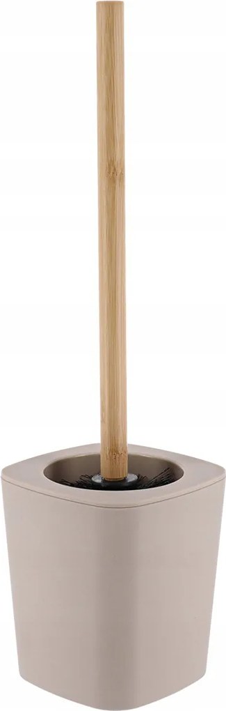 Bambusz Wc Kefe Abs Műanyag Bézs Fürdőszoba